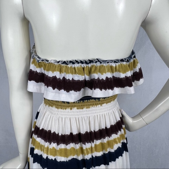 Shirred Frill Ruffle Detail Maxi Dress - Picture 5 of 6